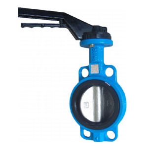 手柄对夹式蝶阀